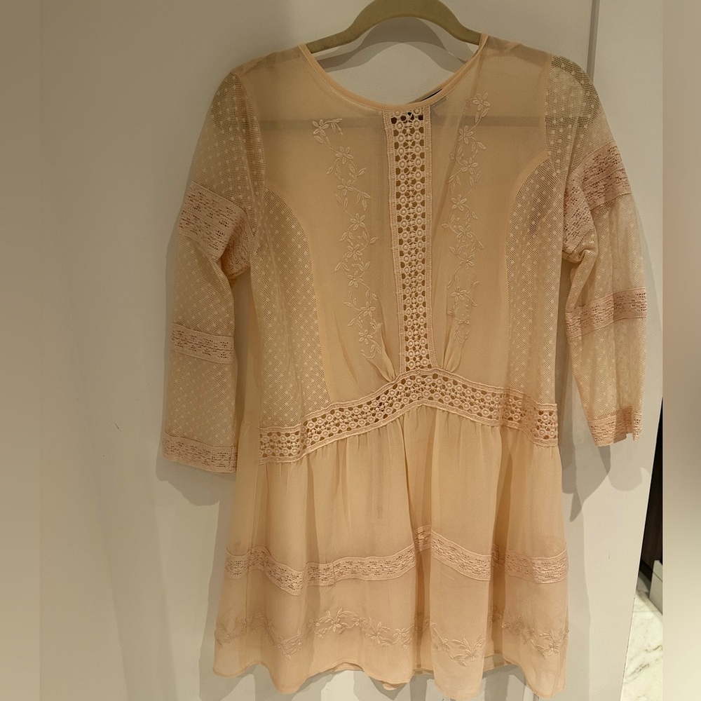 Topshop pink dress size 6